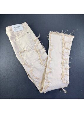 Guapi Cream Blood Diamond Stacked Denim Jeans Rockstar Men’s Sz 42 Worn 1X